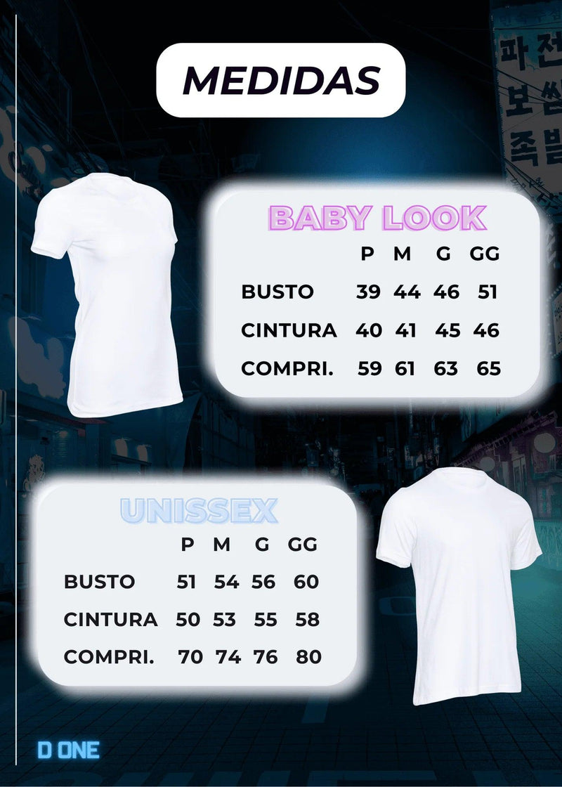 Camiseta Unissex do Luffy. - Infinital Place