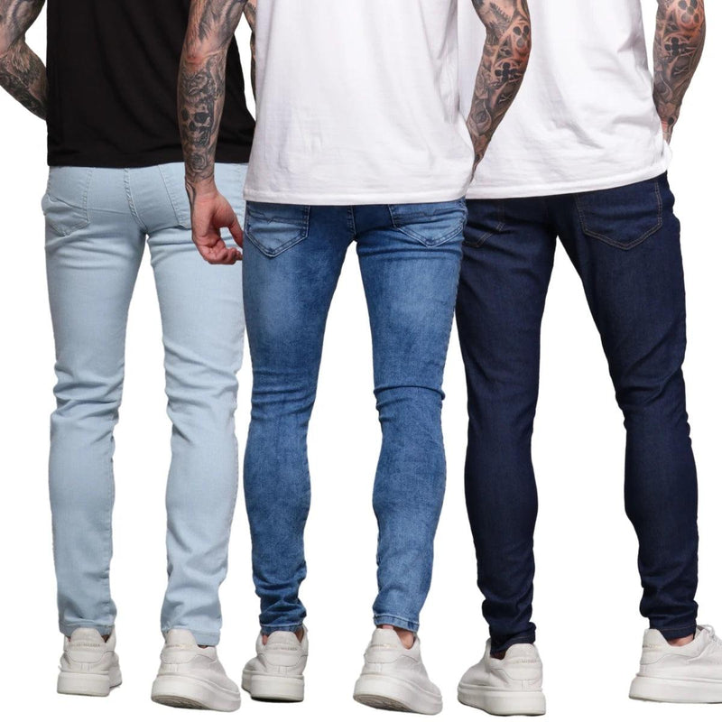 Kit 3 Calças Jeans Masculina Skinny - Infinital Place