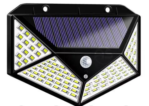 Luminária Solar de Parede 100 LEDs com Sensor de Movimento Lumimax. - Infinital Place