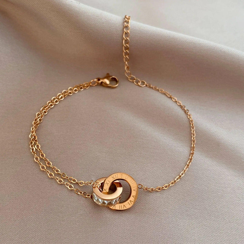 Pulseira Cadeia de Aço Inoxidável para Mulheres - Infinital Place