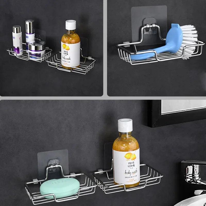 Soap Rack de parede de aço inoxidável, saboneteira de aço de qualidade. Deixe sua casa com um toque de modernidade. - Infinital Place